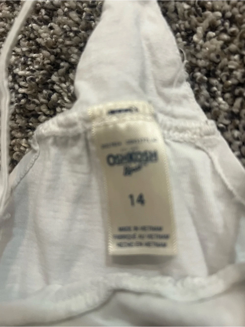 OshKosh B'gosh White Lace-Top Sundress